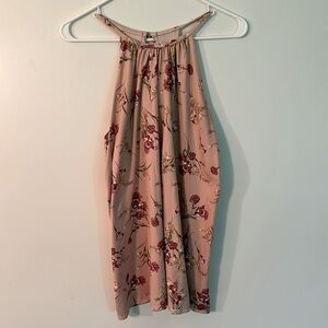 Floral summer tank top